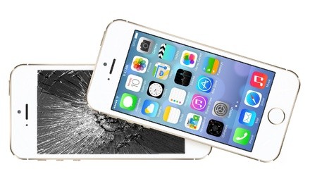 iPhone Glass Screen Repair or Screen Protector at Phone Repairs + (Up to 85% Off). Nine Options Available.