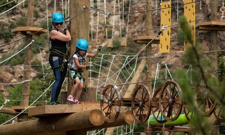 Colorado Sky Trek Aerial-Park Adventure for One, Two, or Four at Colorado Adventure Center (Up to 30% Off)