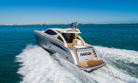 Four-, Six-, or Eight-Hour Boat Charter of the Gianetti 68' HT from Yacht Charter Miami (Up to 26% Off)