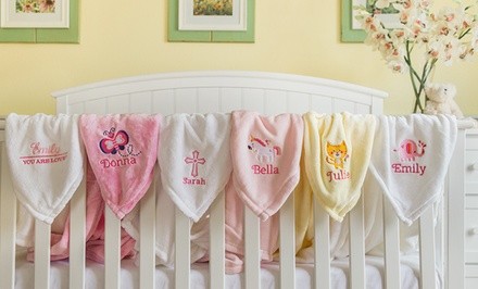Personalized Baby Blankets with Animal Designs from Qualtry (Up to 48% Off)