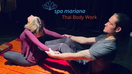 $99 for 60-Minute Thai Bodywork Session with 30-Minute Foot Soak, Champagne, and Chocolates ($225 Value)