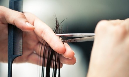 Haircut with Optional Single Process Color or Partial or Full Highlights at Jean Marie's Hair (Up to 50% Off)