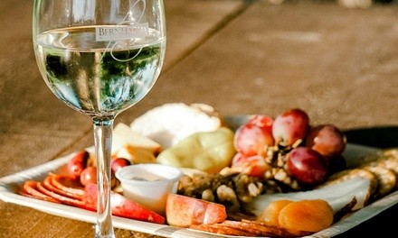 Wine Flight and Small Charcuterie Board for Two or Wine Flight for One at Bernhardt Winery (Up to 25% Off)