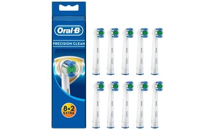 Oral-B Precision Clean Brush Heads with Bacterial Protection 