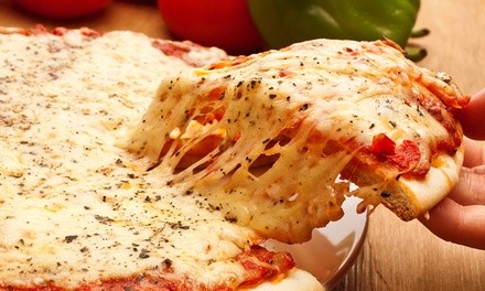 $12 for $20 Toward Food and Drinks for Delivery or Pickup at John Gino's Pizza