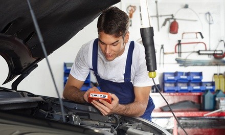 Semi- or Full-Synthetic Oil Change Service with Battery Test and Protectant at Power Automotive (Up to 52% Off)