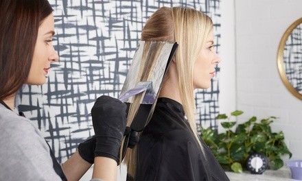 Haircut Package at Hair by Krystle at Brushed Beauty Bar (Up to 51% Off). Four Options Available.