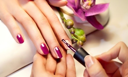 One Jelly Pedicure with Optional Classic Manicure at Cosmic Beauty (Up to 20% Off)