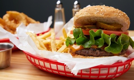 Food and Drink for Dine-In or Carryout at Timberland Bar & Grill (Up to 40% Off). Two Options Available.