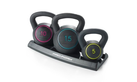 ProForm 3-Piece Kettlebell Kit