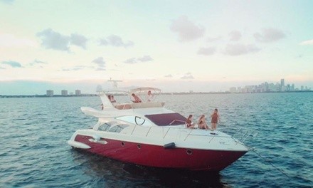 Three-Hour Yacht Rental Package at Luxury Charter for You (Up to 40% Off). Two Options Available.