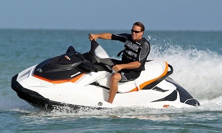 Full-Day Jet Ski or Pontoon Boat Rental at Chartered Rentals (Up to 10% Off)