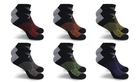 XTF Super Lite Low-Cut Compression Socks (6-Pairs)