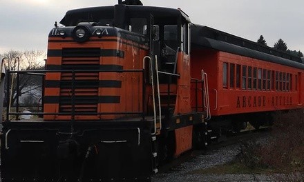 90-Minute Diesel-Engine Train Ride for One, Two, or Four at Arcade and Attica Railroad (Up to 46% Off)