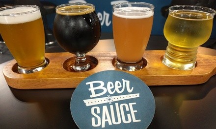 $15 for One Full Beer Pour and Entree for One at BeerSauce Shop ($20 Value)