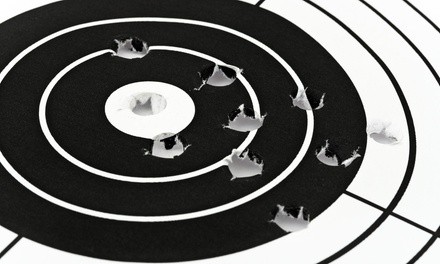 Shooting-Range Package for Two or Four with Range and Targets at Aim Center Mass (Up to 50% Off)