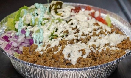 $18 for $25 Toward Mediterranean Food and Drinks for Takeout and Dine-In if Available at The Gyro Boys