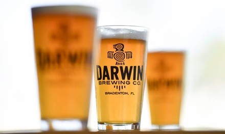 Beer Tasting or Crowlers at Darwin Brewing (Up to 33% Off). Five Options Available.