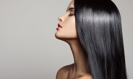 One Brazilian 24-Karat Keratin Treatment with Optional Haircut at Hair Bar NYC (Up to 59% Off)