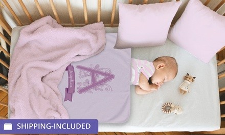 30''x40'' Personalized Baby Blankets from Monogram Online (Up to 39% Off). Two Options Available.