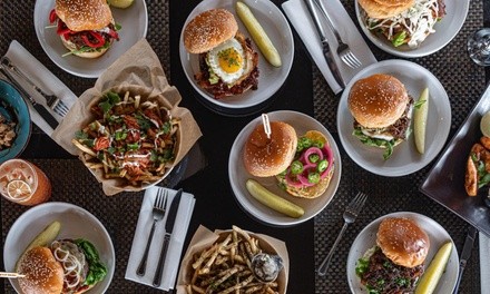 Food and Drink for Takeout or Dine-In When Available at Naked Burger (Up to 30% Off). Two Options Available.