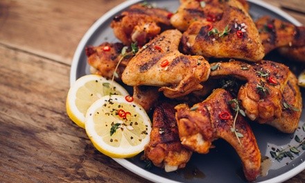 One or Two lbs. Wings and One Bucket of Domestic Beer at Bar 9 NYC (Up to 21% Off)