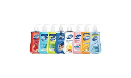 8 Pack Dial Antibacterial Liquid Hand Soap,7.5 Ounce