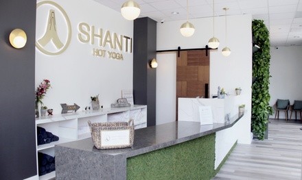 Three Yoga Classes or Unlimited Monthly Pass at Shanti Hot Yoga (Up to 53% Off)