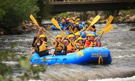 Beginner or Intermediate Clear Creek Rafting Trip for 1, 2, or 4 from Colorado Adventure Center (Up to 30% Off)