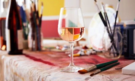 BYOB Paint and Sip Night Admission for One, Two, or Four at Distinctive Designz Painting Bar (Up to 20% Off)