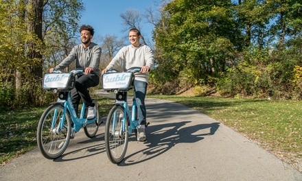 30 Days of Unlimited 60-Minute Bike Rentals for One, Two, or Four from Bublr Bikes (Up to 50% Off)