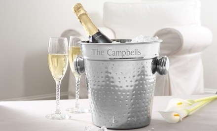 Personalized Engraved Ice Bucket (Up to 52% Off)