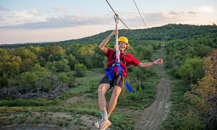 One Zipline Adventure Ride for One, Two, or Four People at Indian Point Zipline (Up to 55% Off)