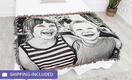 Custom Woven Blanket from Collage.com (Up to 65% Off). Three Options Available.