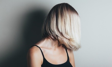 Haircut, Wash, and Style with Optional Single Process Color at Rachel May at Eve A Salon and Spa (Up to 48% Off)