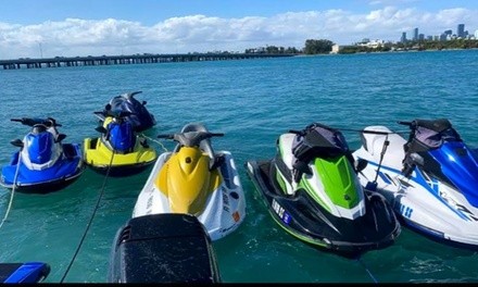 $112 for 60-Minute Jet Ski Rental for Up to Two from Pontoon Boat Rental Miami ($150 Value)