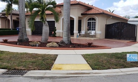 Pressure Washing for Three or Five Car Driveway and Sidewalk at Mrs Bright Path (Up to 13% Off)