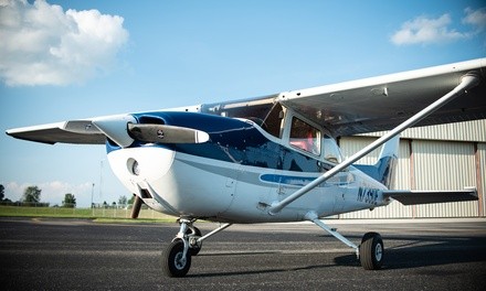 One 45-Minute Discovery Flight Experience with 30-Minute Orientation for One with a Scheduled 2 hr Ground School and Wings T-Shirt (Up to 50% Off)