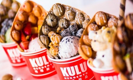 $7 for $10 Worth of Food and Drink for Carryout and Dine-In if Available at Kulu Desserts