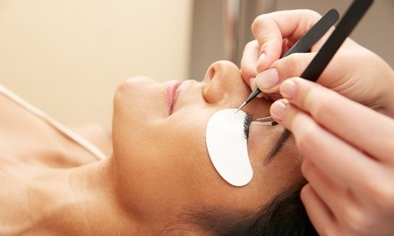 Full Set of Eyelash Extensions with Optional Fill at Tresses & Colours (Up to 32% Off). Four Options Available.