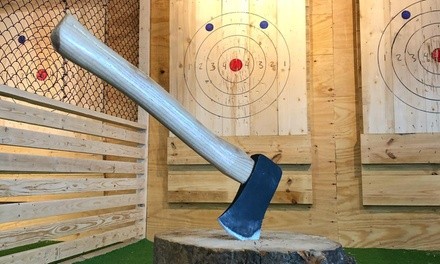 75-Minute Axe-Throwing Experience at Ironwood Axe Throwing (Up to 49% Off). Five Options Available.