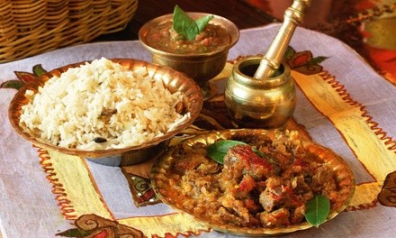 Indian Cuisine for Two or More or Lunch or Dinner for Two at India's Kitchen III (Up to 55% Off)