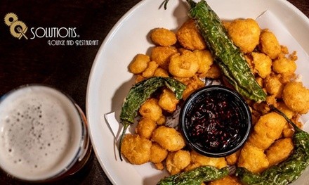 $28 for $40 Worth of Food and Drink at Solutions Lounge and Restaurant, Takeout and Dine-In