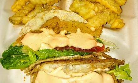 $7 for $10 Toward Food and Drink at Vegan In The Hood, Takeout and Dine-In if Available