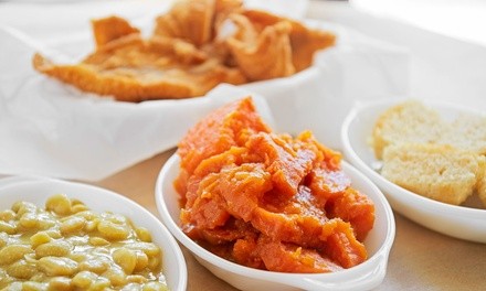 $10 for $13 Toward Soul Food and Drinks for Carryout at Victory Soul Food