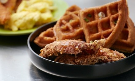 $7 for $10  Toward Food and Drink for Takeout from Heavenly Chicken and Waffles