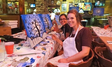 Paint Party for One, Two, or Four at Paint Party Express (Up to 51% Off)