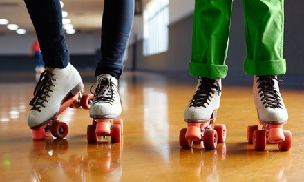 Roller-Skating Outing for One, Two, or Four at Fun Factory (Up to 70% Off)