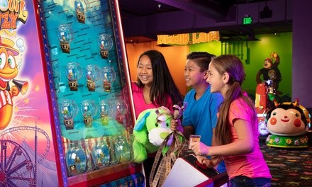 $28.99 for Unlimited Menu, Drinks, Rides, and Video Games at John's Incredible Pizza ($73.98 Value)