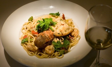 Upscale Italian Food for Dinner at Vincenzo's Italian Restaurant (55% Off). Two Options Available.